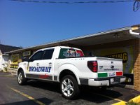 Broadway truck graphics